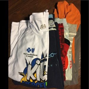 🙋🏻‍♂️5 Boy Long Sleeve Shirts Size Large Bundled